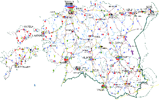 Eesti kristlike koguduste kaart